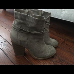 Taupe booties